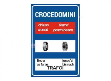 Chiusura e apertura Passo Crocedomini