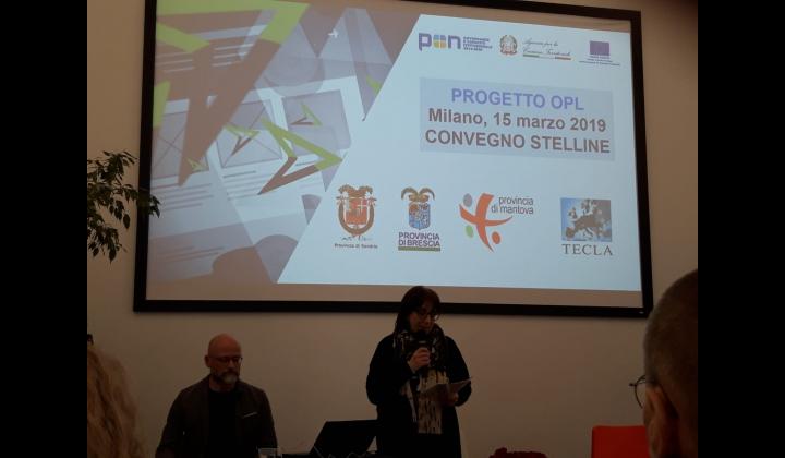 Marina Menni e Marco Gussago dell'Ufficio Biblioteche della Provincia di Brescia Marina Menni e Marco Gussago dell'Ufficio Biblioteche della Provincia di Brescia