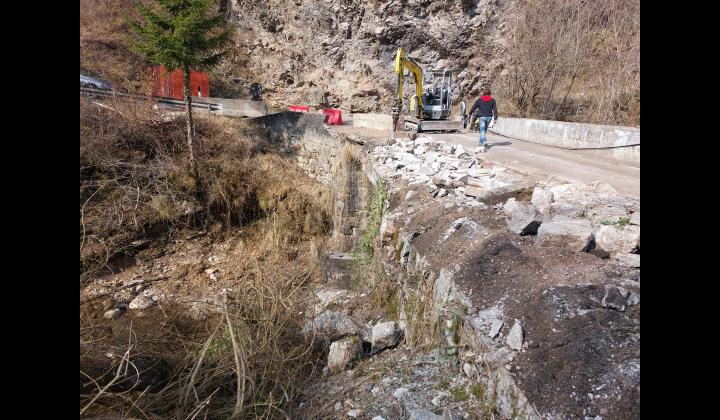 SP 38: Manutenzione straordinaria del ponte al Km 14+387, nel territorio di Tremosine sul Garda